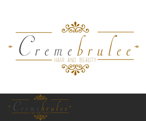 Logo-Design von Rimar für Cremebrulee Hair & Beauty | Design: #4142254