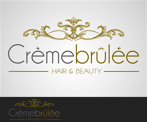 Diseño de Logo por Rimar para Cremebrulee Hair & Beauty | Diseño #4159477