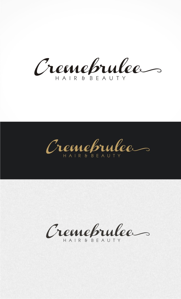 Logo-Design von gray mind für Cremebrulee Hair & Beauty | Design #4113055