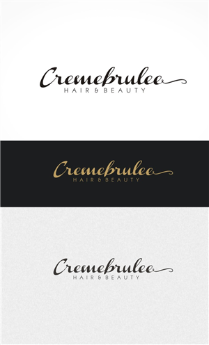 Logo-Design von gray mind für Cremebrulee Hair & Beauty | Design: #4113055