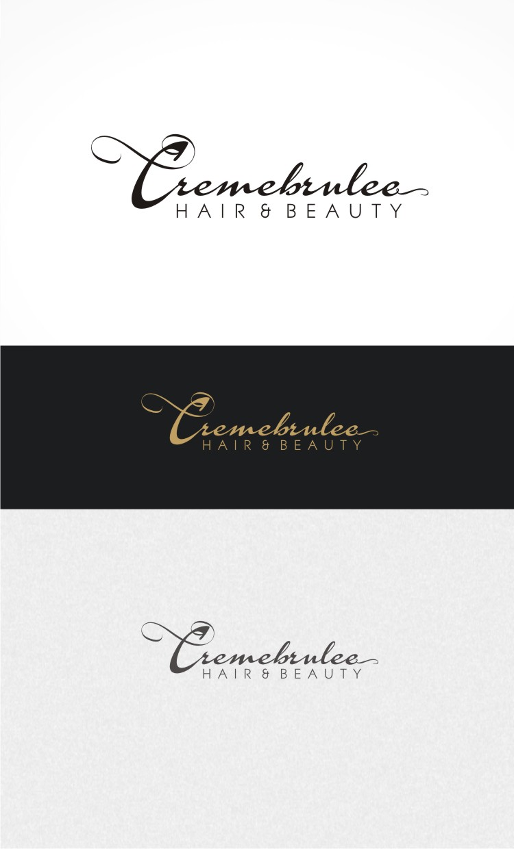 Diseño de Logo por gray mind para Cremebrulee Hair & Beauty | Diseño #4125662