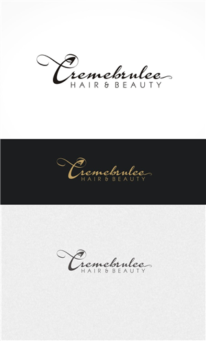 Logo Design by gray mind for Cremebrulee Hair & Beauty | Design #4125662
