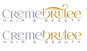 Logo-Design von ZinTech für Cremebrulee Hair & Beauty | Design: #4102519
