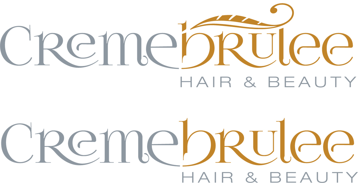 Logo Design by ZinTech for Cremebrulee Hair & Beauty | Design #4108297