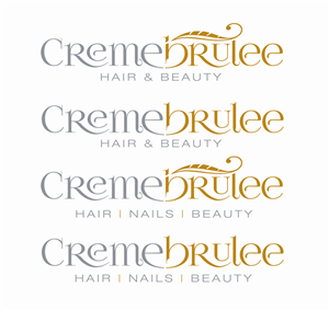 Logo-Design von ZinTech für Cremebrulee Hair & Beauty | Design: #4114340