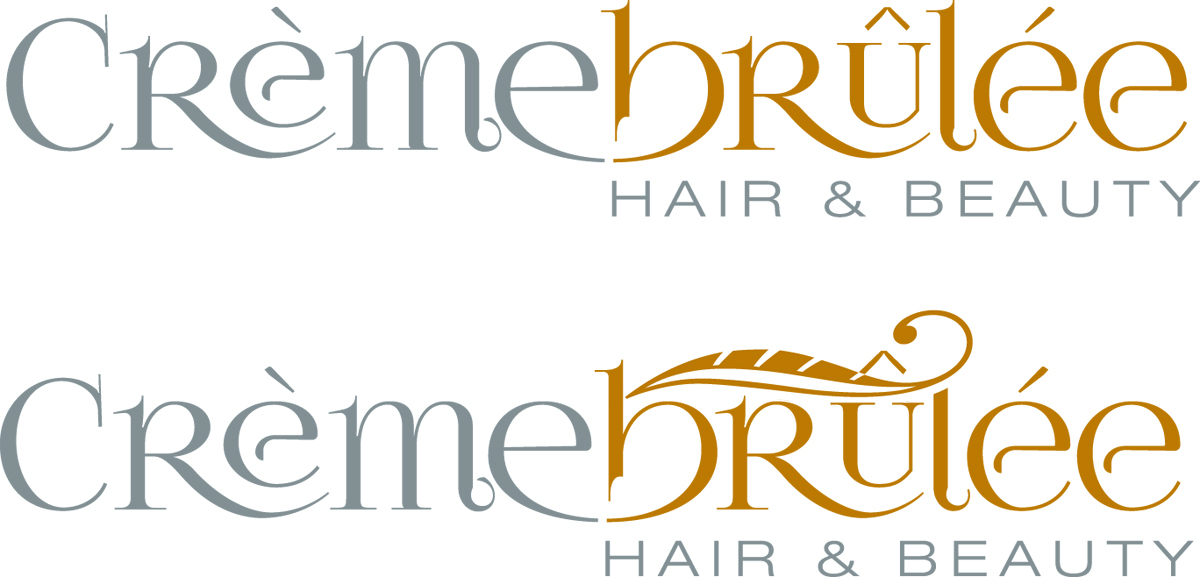 Logo-Design von ZinTech für Cremebrulee Hair & Beauty | Design #4149781