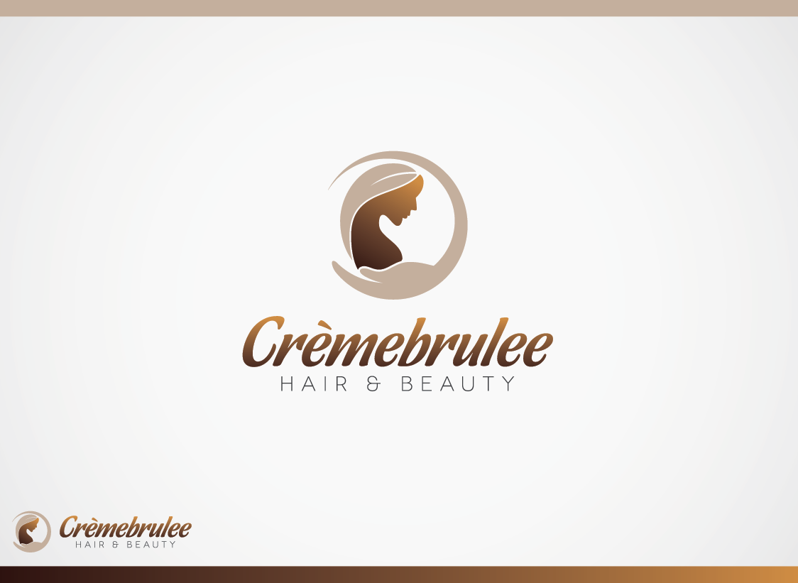 Logo Design by Blind for Cremebrulee Hair & Beauty | Design #4105010