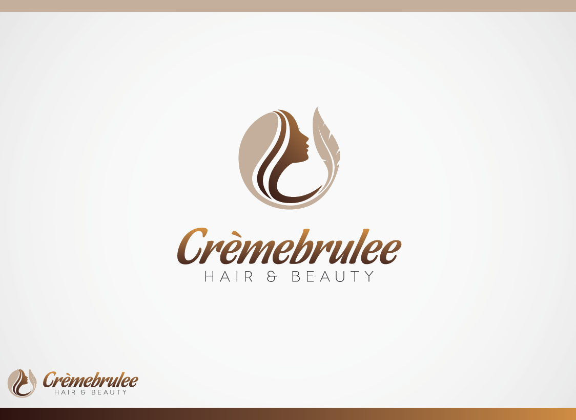 Logo Design by Blind for Cremebrulee Hair & Beauty | Design #4105019