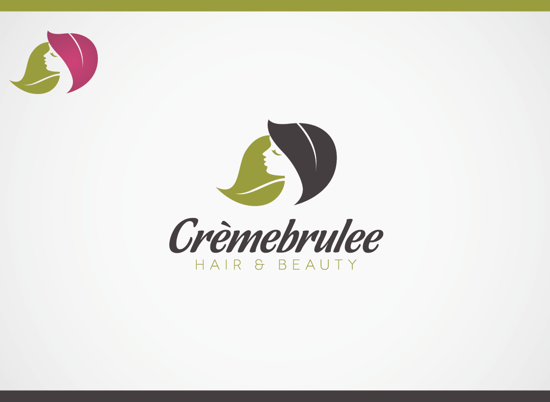 Logo Design by Blind for Cremebrulee Hair & Beauty | Design #4131483