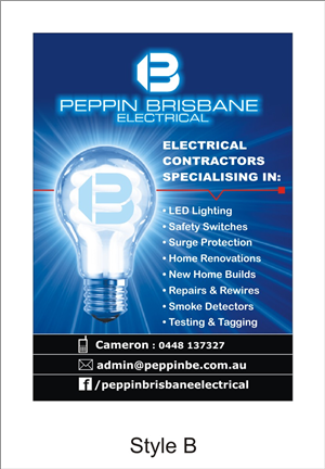 Peppin Brisbane Electrical advertisment
