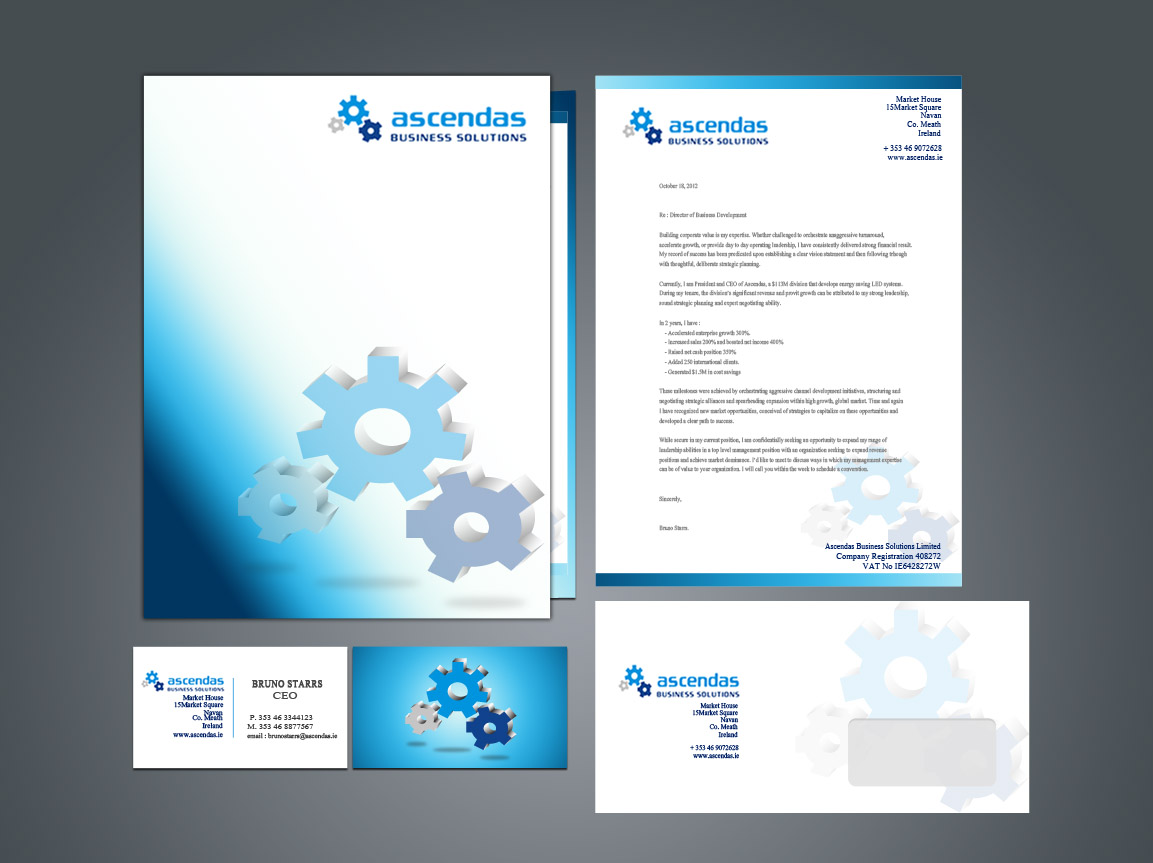 Letterhead Design by Manao0511 for Ascendas | Design #1131875