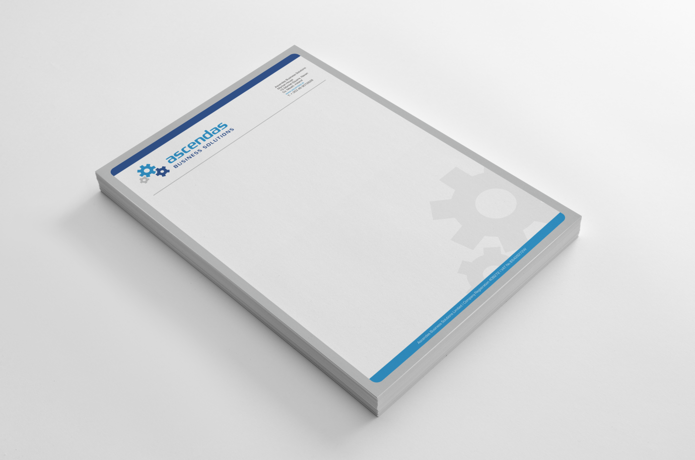 Letterhead Design by HYPdesign for Ascendas | Design #1177125