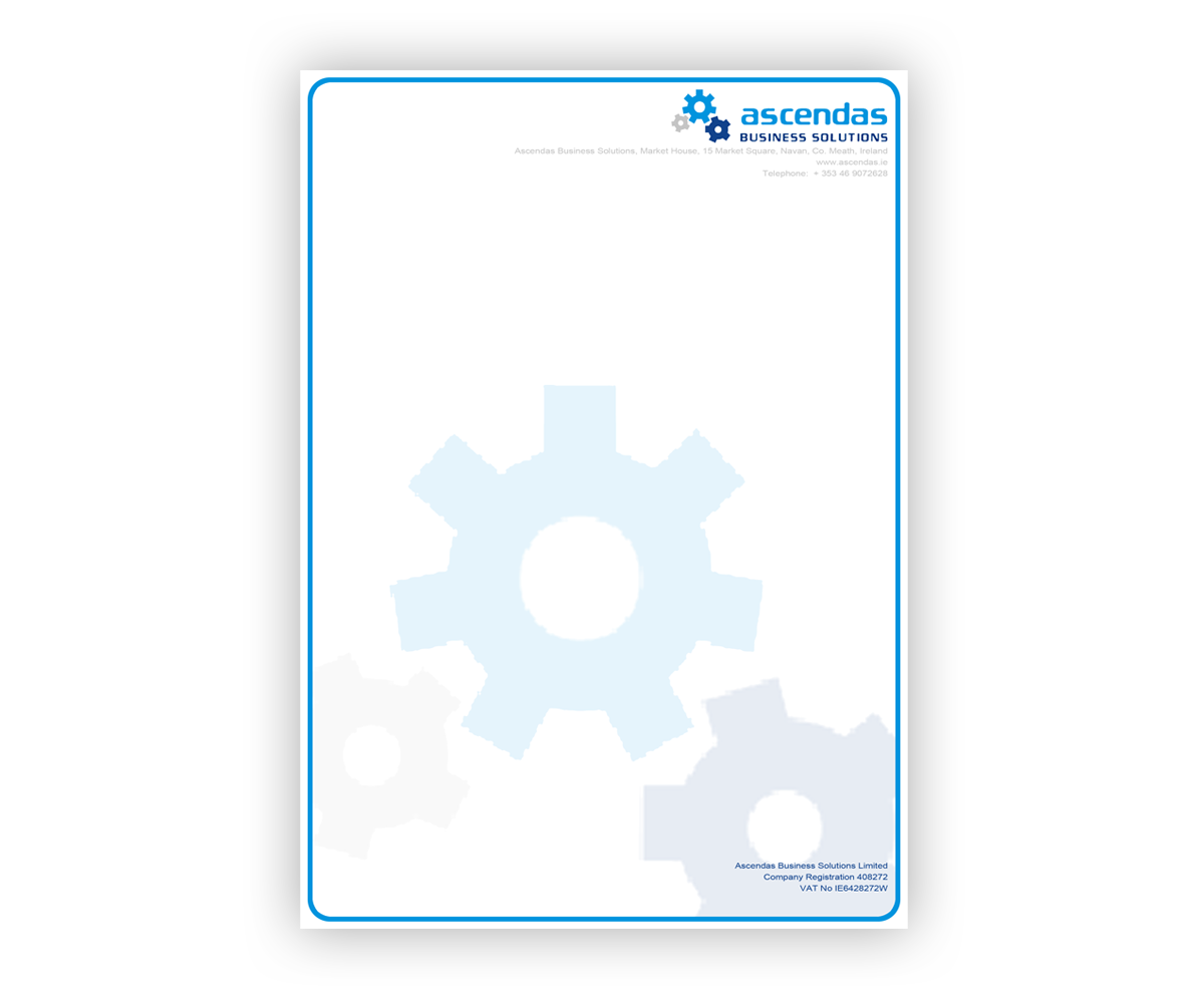 Letterhead Design by aclarkdesign for Ascendas | Design #1138984