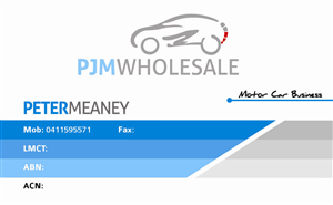 Business Card Design by pravee for PJM Wholesale | Design: #1163490