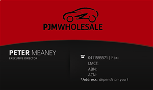 Business Card Design by pravee for PJM Wholesale | Design #1164902