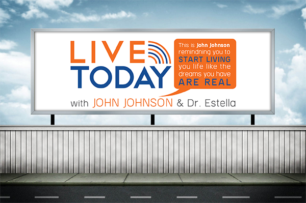 Graphic Design by Evgenia Lola for LIVE Today Radio with John Johnson | Design #4090368