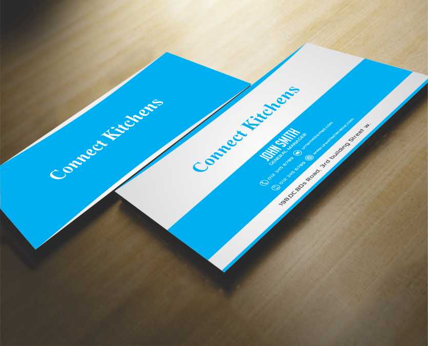 Visitenkarten-Design von AwsomeD für Connect Kitchens | Design #4091242