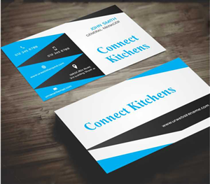 Design de Carte de Visite par AwsomeD pour Connect Kitchens | Design : #4091247