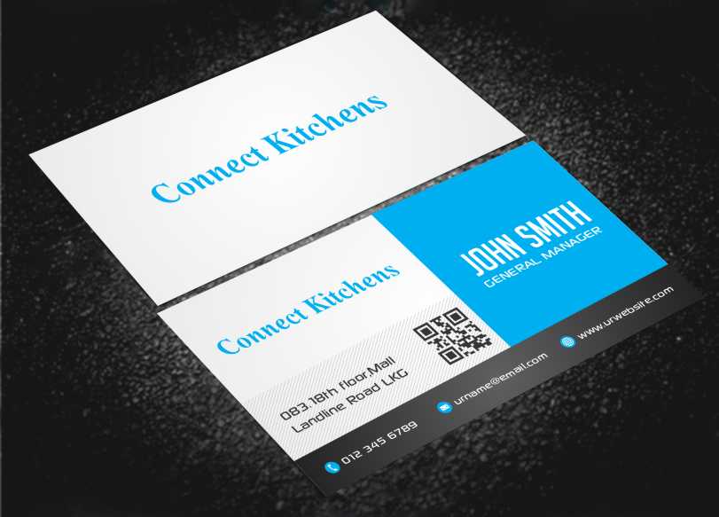 Visitenkarten-Design von AwsomeD für Connect Kitchens | Design #4091254