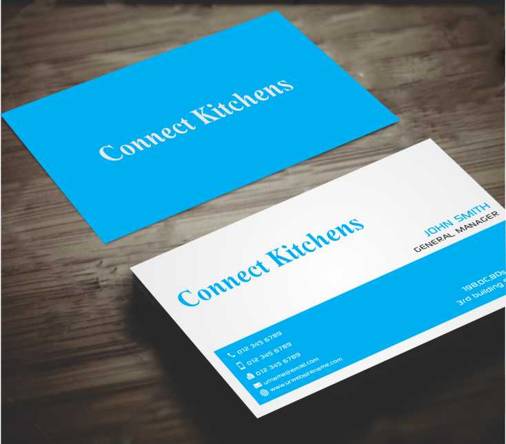 Business Card Design by AwsomeD for Connect Kitchens | Design #4091266