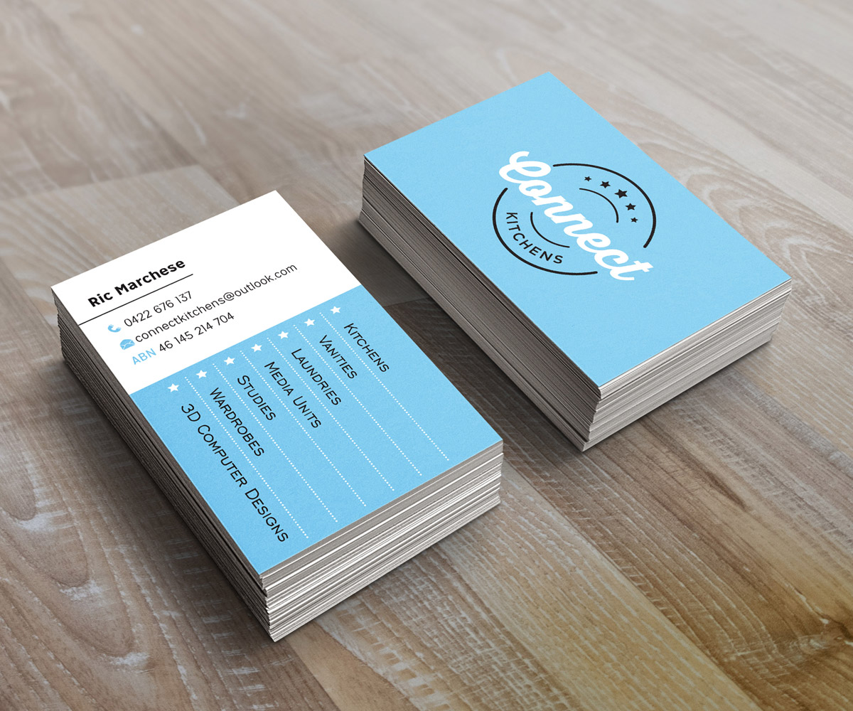 Business Card Design by MessyDesk for Connect Kitchens | Design #4094688