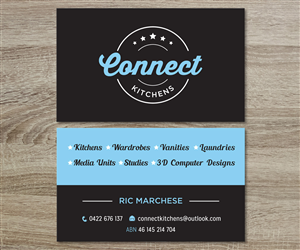 Business Card Design by MessyDesk for Connect Kitchens | Design #4102021