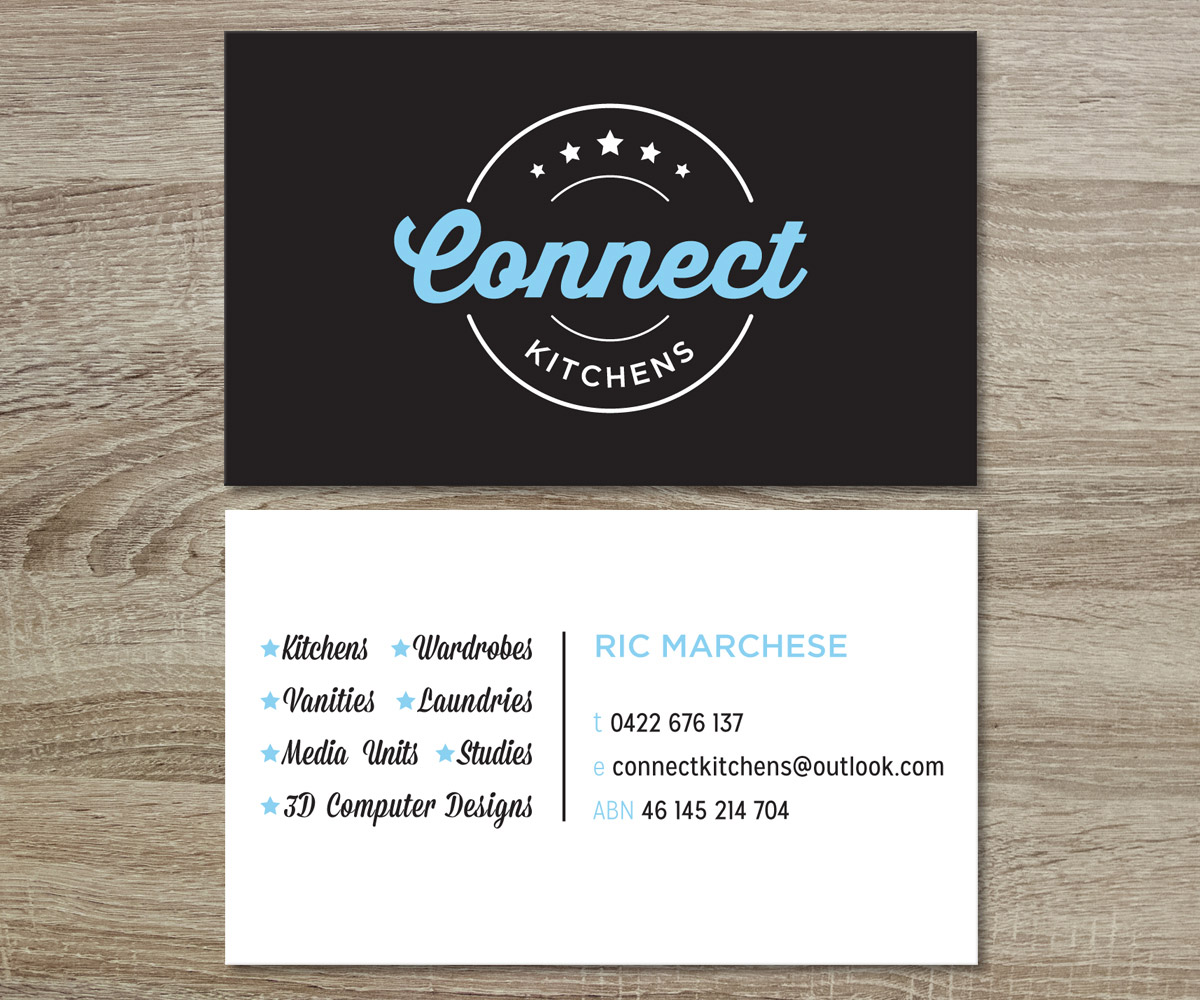 Design de Carte de Visite par MessyDesk pour Connect Kitchens | Design #4102028