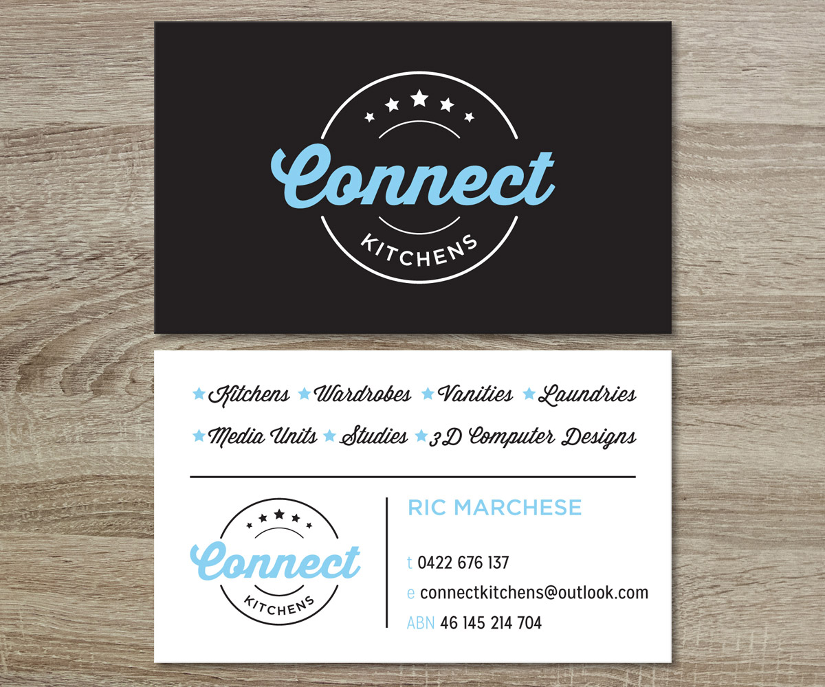 Business Card Design by MessyDesk for Connect Kitchens | Design #4102032