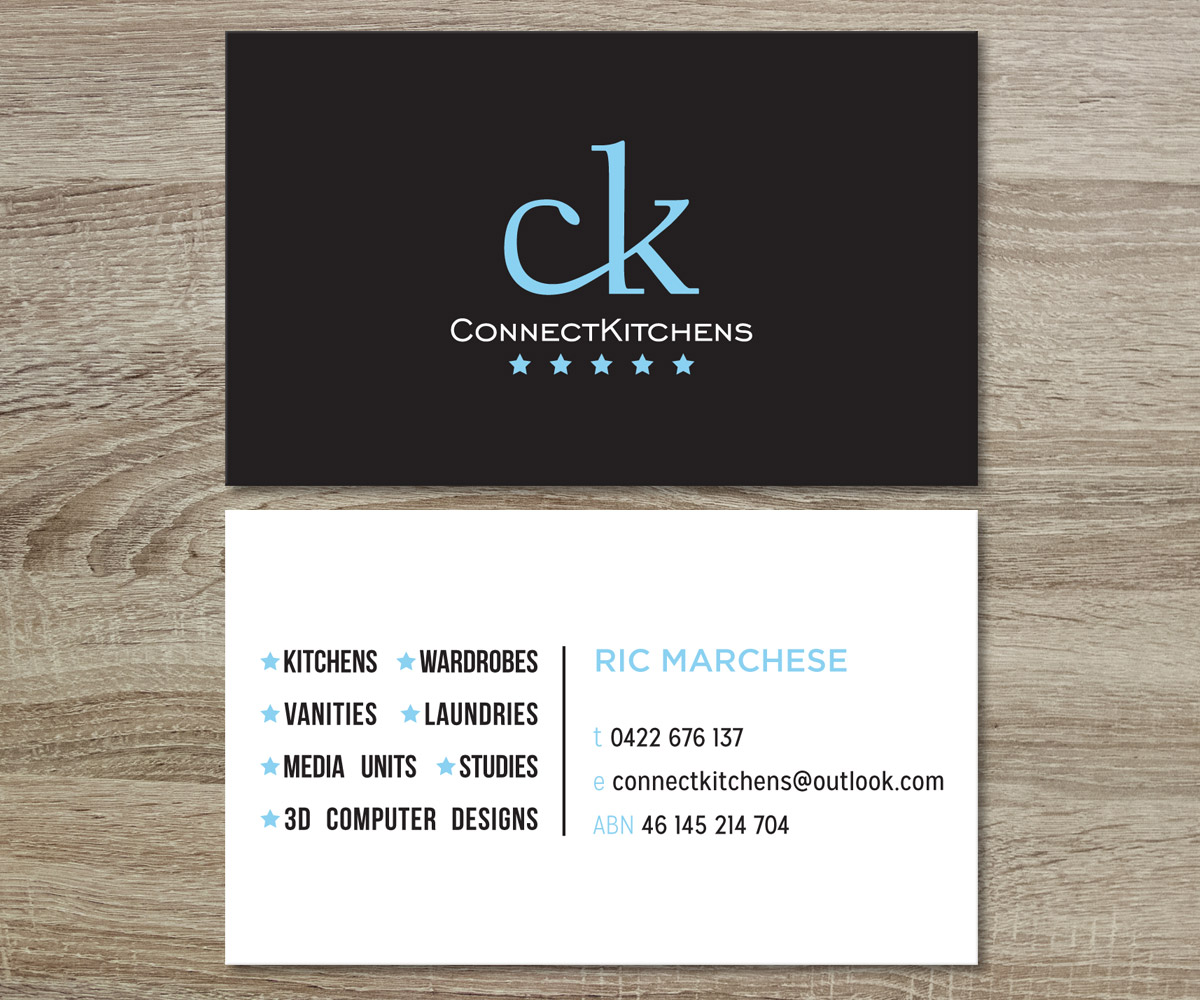 Visitenkarten-Design von MessyDesk für Connect Kitchens | Design #4116735
