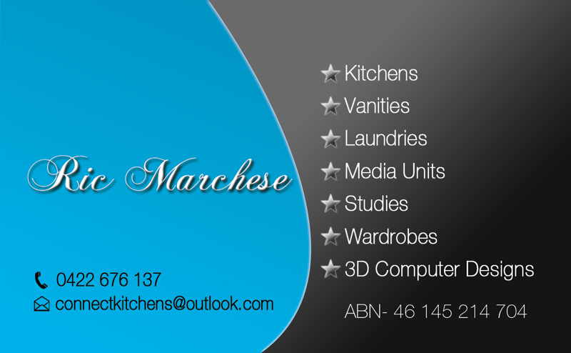 Business Card Design by alessandroevge for Connect Kitchens | Design #4085073