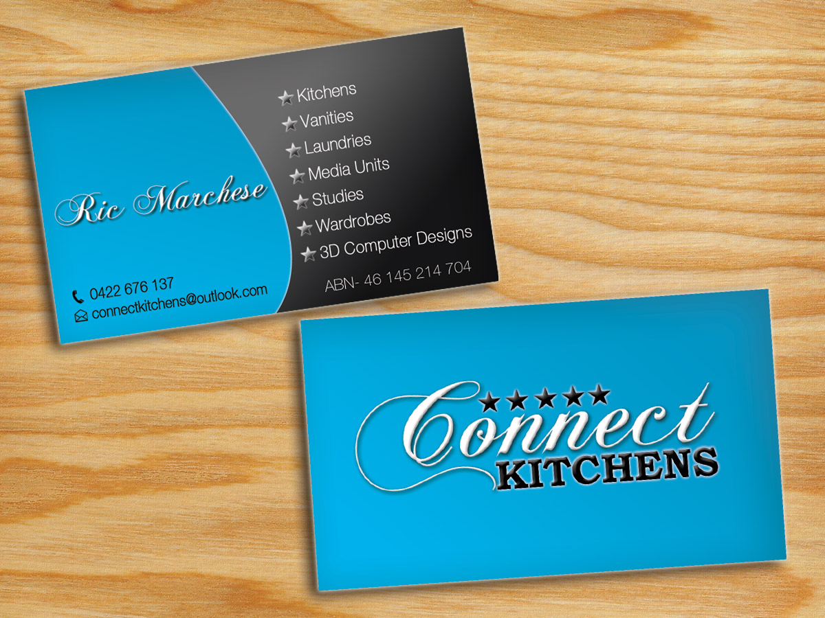 Visitenkarten-Design von alessandroevge für Connect Kitchens | Design #4085077