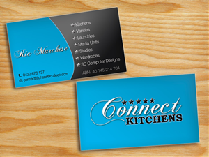 Visitenkarten-Design von alessandroevge für Connect Kitchens | Design: #4085077