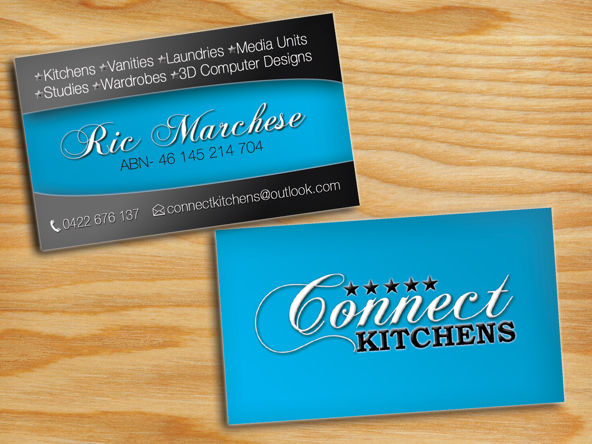 Business Card Design by alessandroevge for Connect Kitchens | Design #4085192