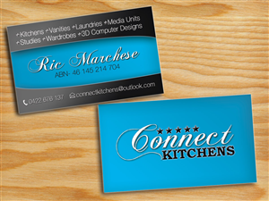 Visitenkarten-Design von alessandroevge für Connect Kitchens | Design: #4085192