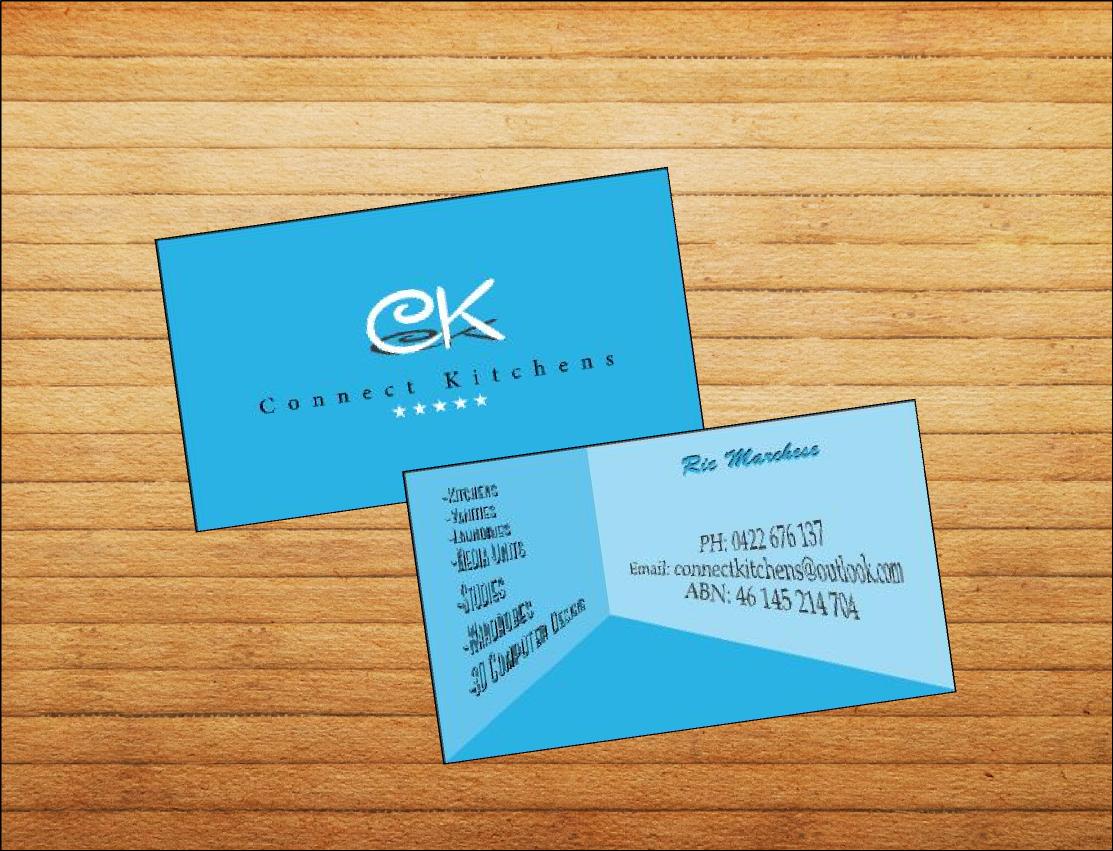 Business Card Design by qabeelqasim for Connect Kitchens | Design #4117120