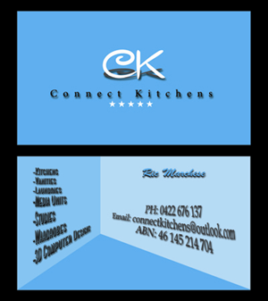 Business Card Design by qabeelqasim for Connect Kitchens | Design #4118348