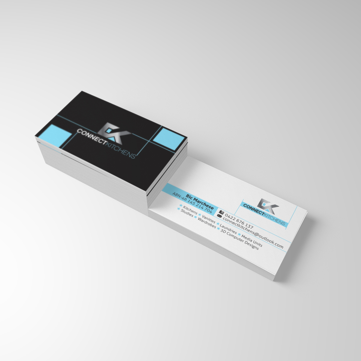 Business Card Design by dkthedon for Connect Kitchens | Design #4115441