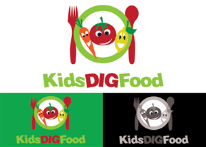 Logo Design by Katala for Kids Dig Food | Design: #1150340