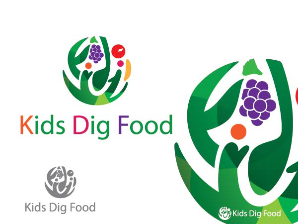Logo Design by NY MAMMOTH for Kids Dig Food | Design #1130900