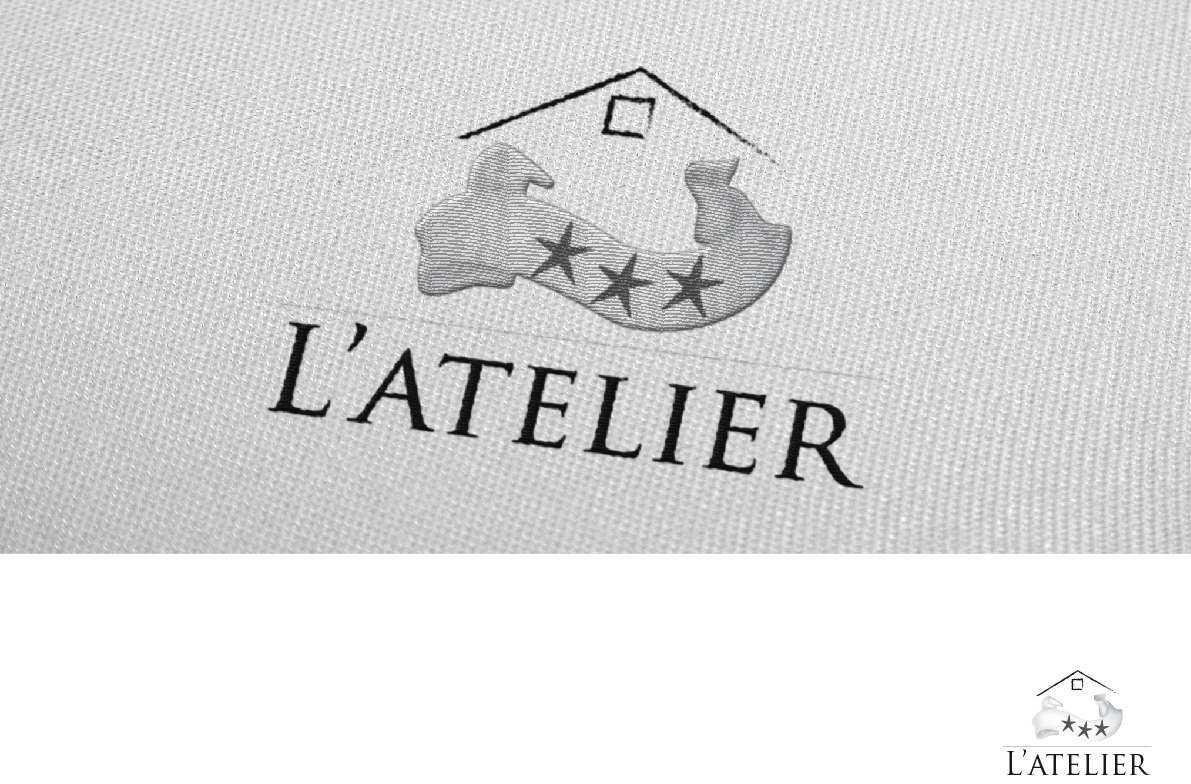 Logo Design by  Ade for Hôtel de l'Atelier | Design #4088224