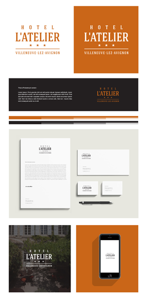 Logo Design by VisualFlava for Hôtel de l'Atelier | Design: #4087496