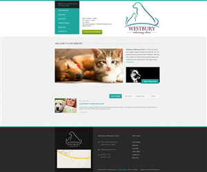 Diseño Web por aarsita para Westbury Veterinary Clinic | Diseño #4109491