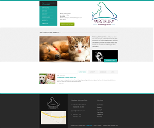 Diseño Web por aarsita para Westbury Veterinary Clinic | Diseño: #4109492