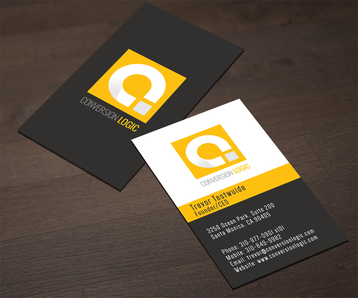Business Card Design by Sarah Haroon for this project | Design #4090518