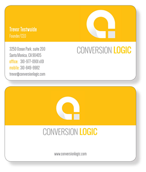 Need innovative card design for tech start up