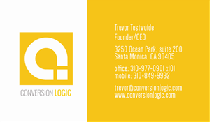 Business Card Design by Zedd for this project | Design #4090406
