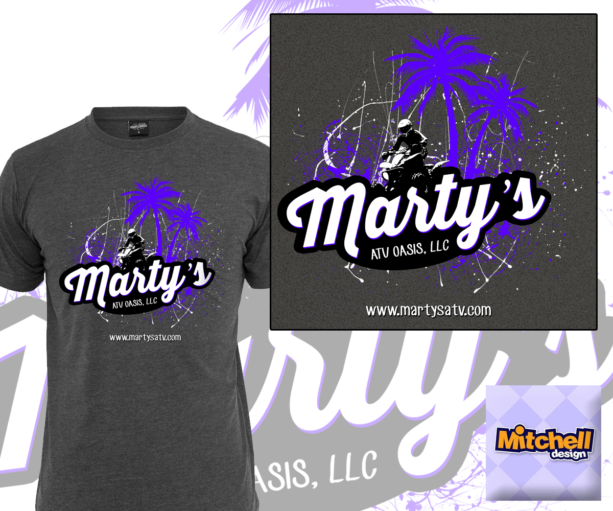 T-Shirt-Design von KyleMitchellDesign für Marty''s ATV Oasis LLC | Design #4146736