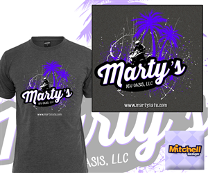 T-shirt Design by KyleMitchellDesign for Marty''s ATV Oasis LLC | Design: #4146736
