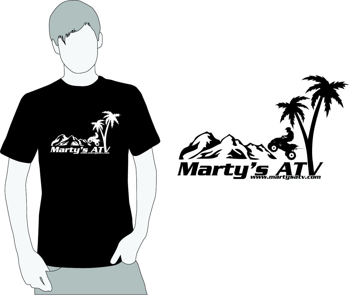 Diseño de Camiseta por iamwiki para Marty''s ATV Oasis LLC | Diseño #4109976