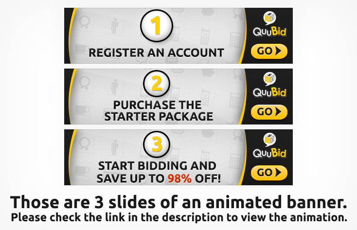 Banner-Design von Levardos für QuuBid, LLC. | Design #4114325